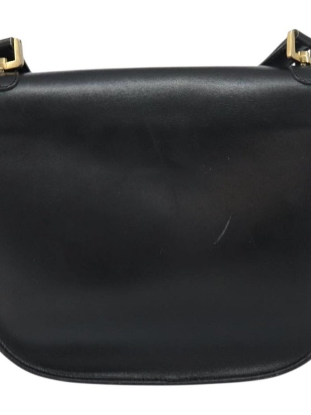 Christian Dior Shoulder Bag Leather Black Gold Auth 156492 - Picture 3 of 16